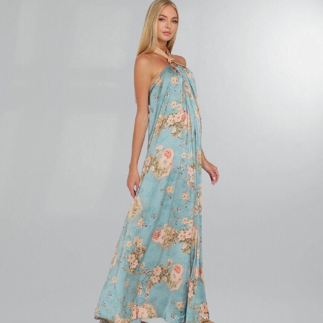 Backless Halter Maxi Dress Posh Society Boutique Dresses Visit poshsocietyhb