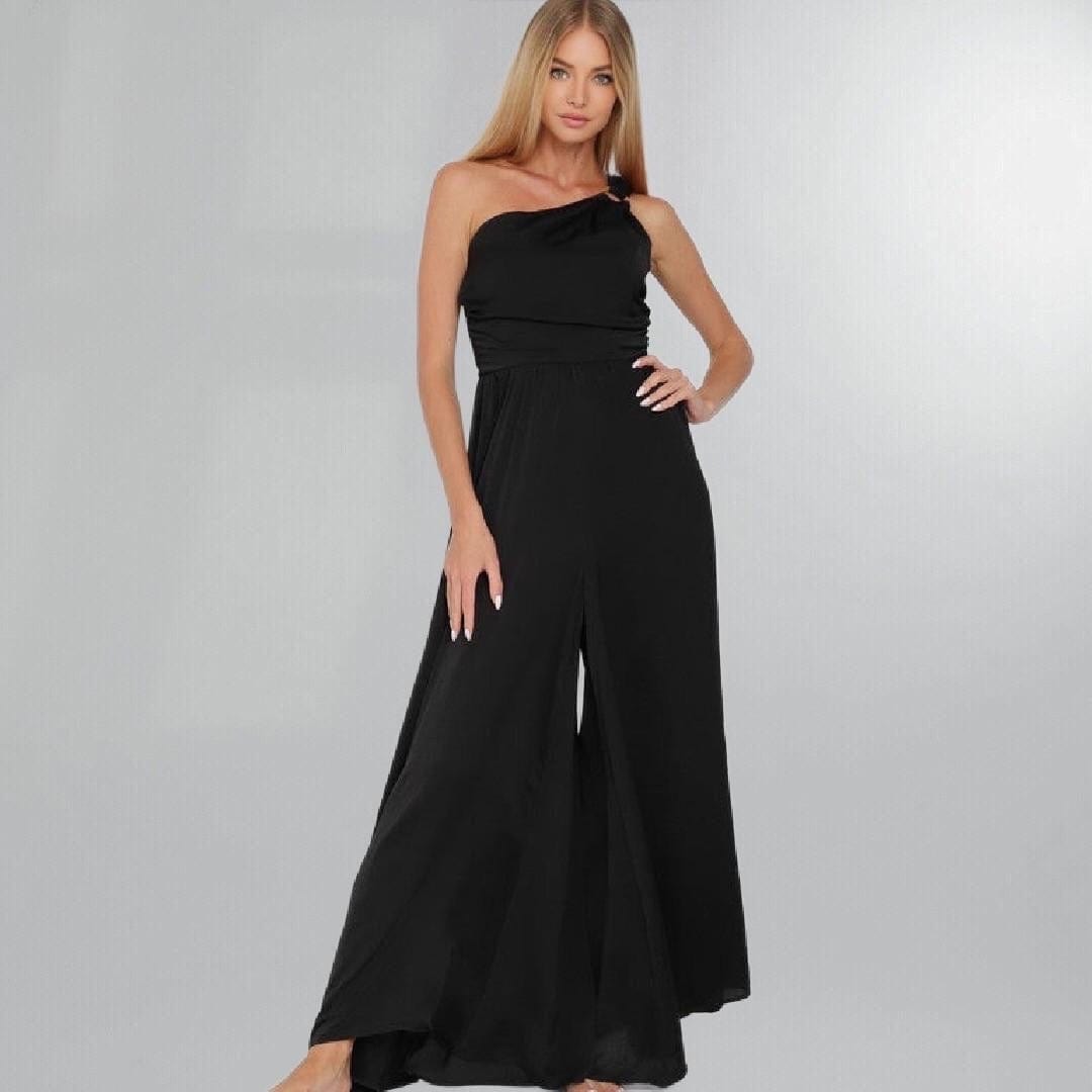 Black Cold Shoulder Jumper Posh Society Boutique Jumpsuits Visit poshsocietyhb