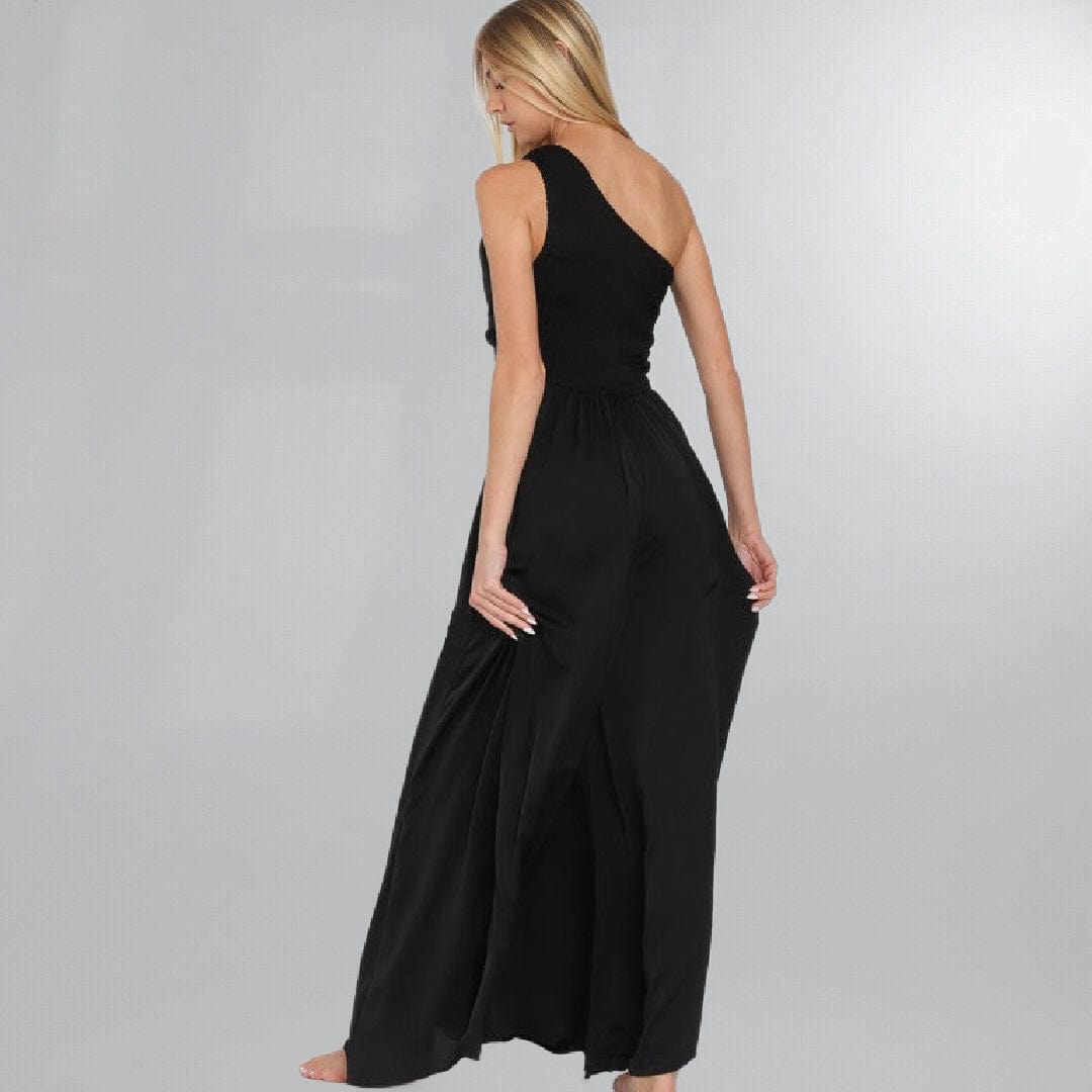 Black Cold Shoulder Jumper Posh Society Boutique Jumpsuits Visit poshsocietyhb
