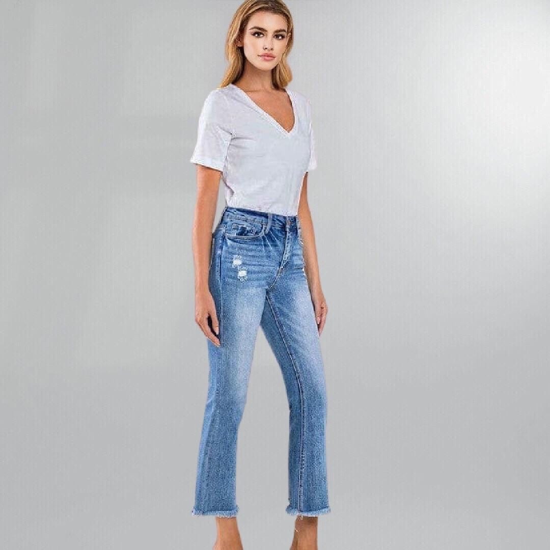 High Rise Kick Flare Jeans Posh Society Boutique Jeans Visit poshsocietyhb