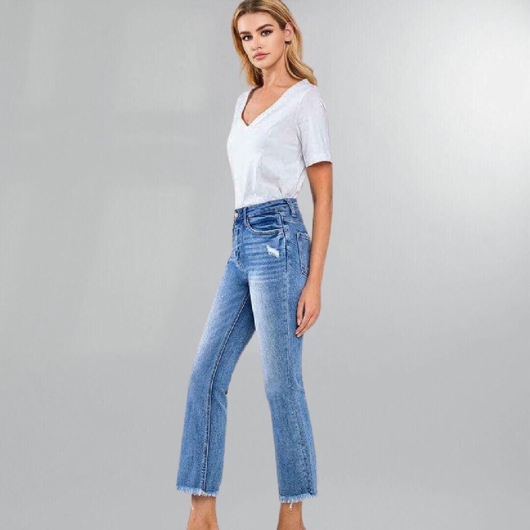 High Rise Kick Flare Jeans Posh Society Boutique Jeans Visit poshsocietyhb