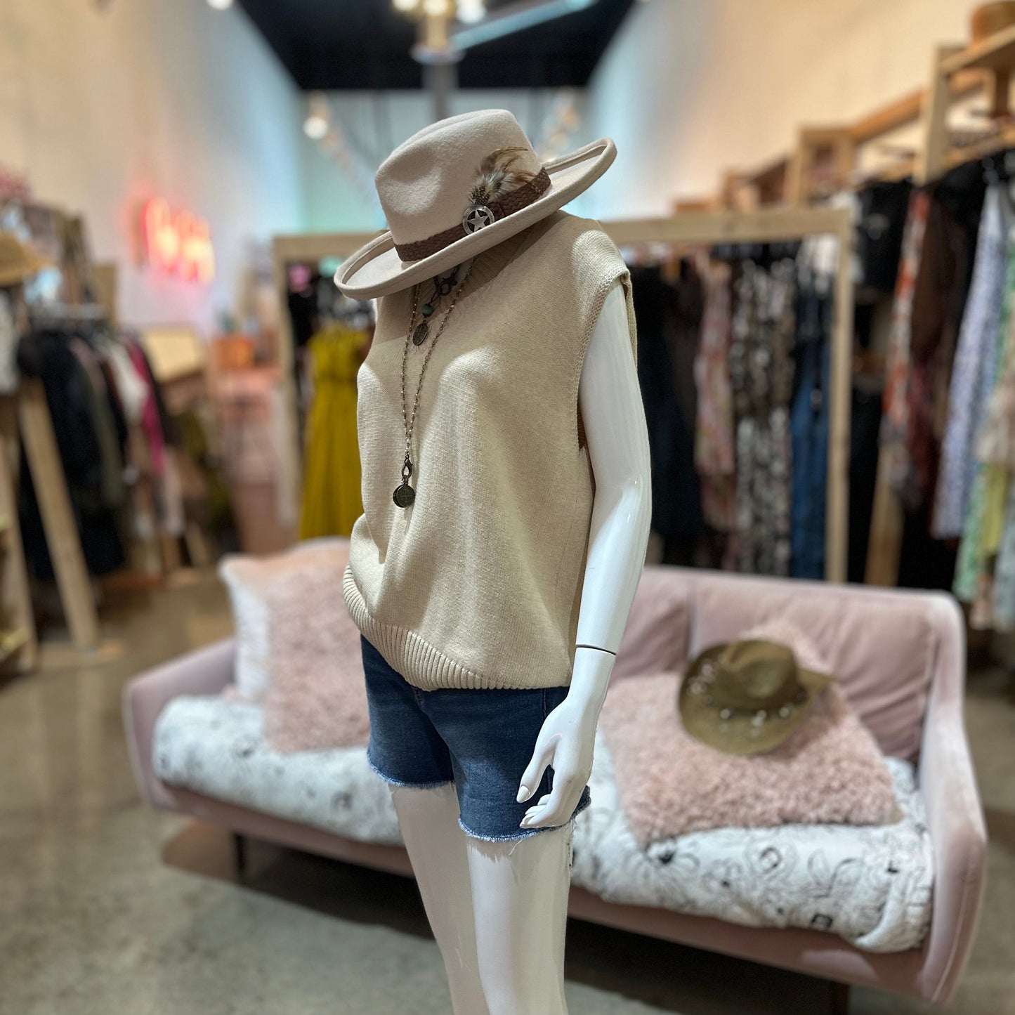 Preppy Oversized Pullover Sweater Vest Posh Society Boutique Sweaters Visit poshsocietyhb