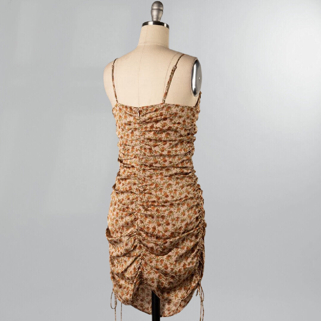Ruched Satin Body Con Mini Dress Posh Society Boutique Dresses Visit poshsocietyhb