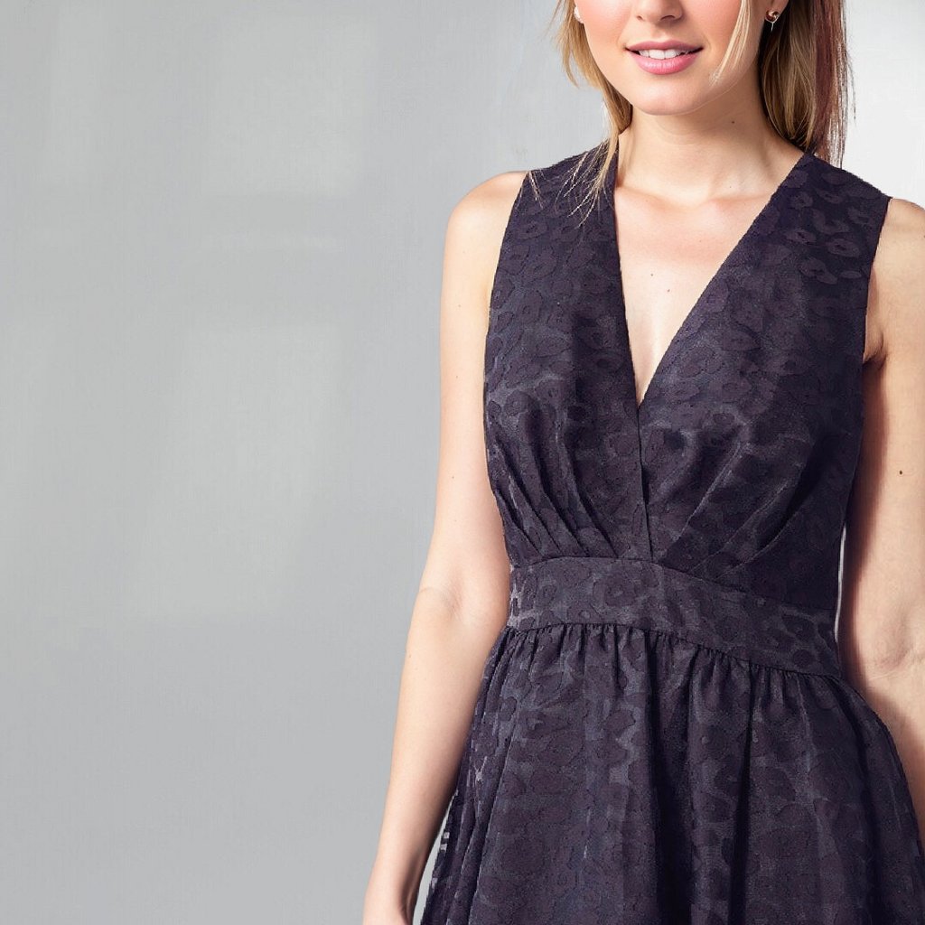 Elegant Vintage Inspired Sleeveless Fit & Flare Mini Dress Posh Society Boutique Dresses Visit poshsocietyhb