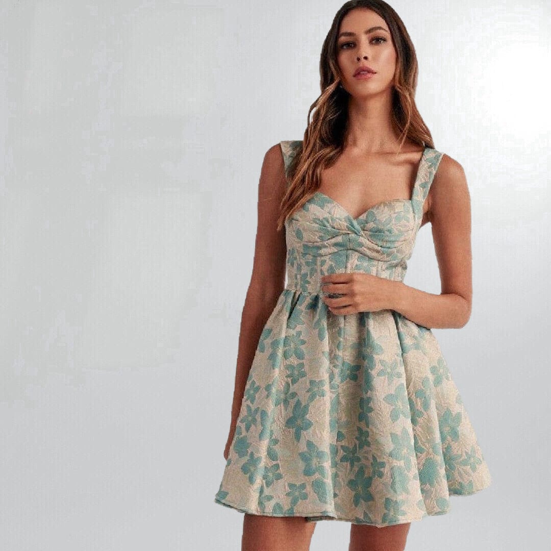 Floral Fit And Flare Mini Dress Posh Society Boutique Dresses Visit poshsocietyhb