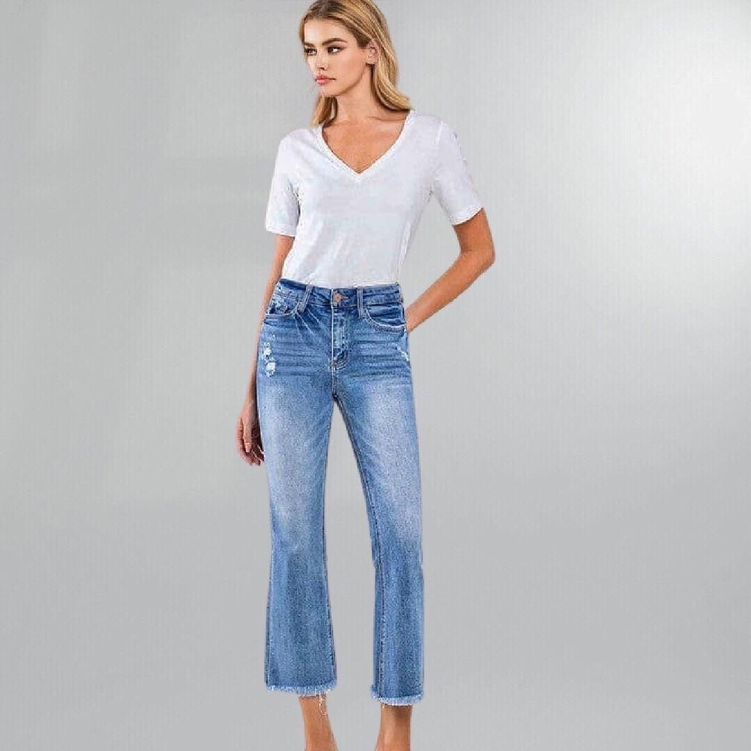 High Rise Kick Flare Jeans Posh Society Boutique Jeans Visit poshsocietyhb