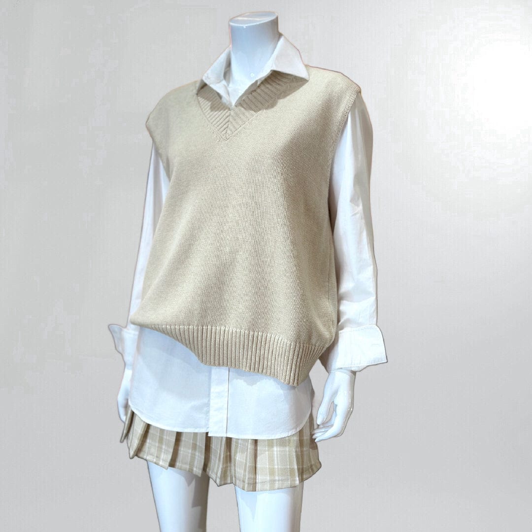Preppy Oversized Pullover Sweater Vest Posh Society Boutique Sweaters Visit poshsocietyhb