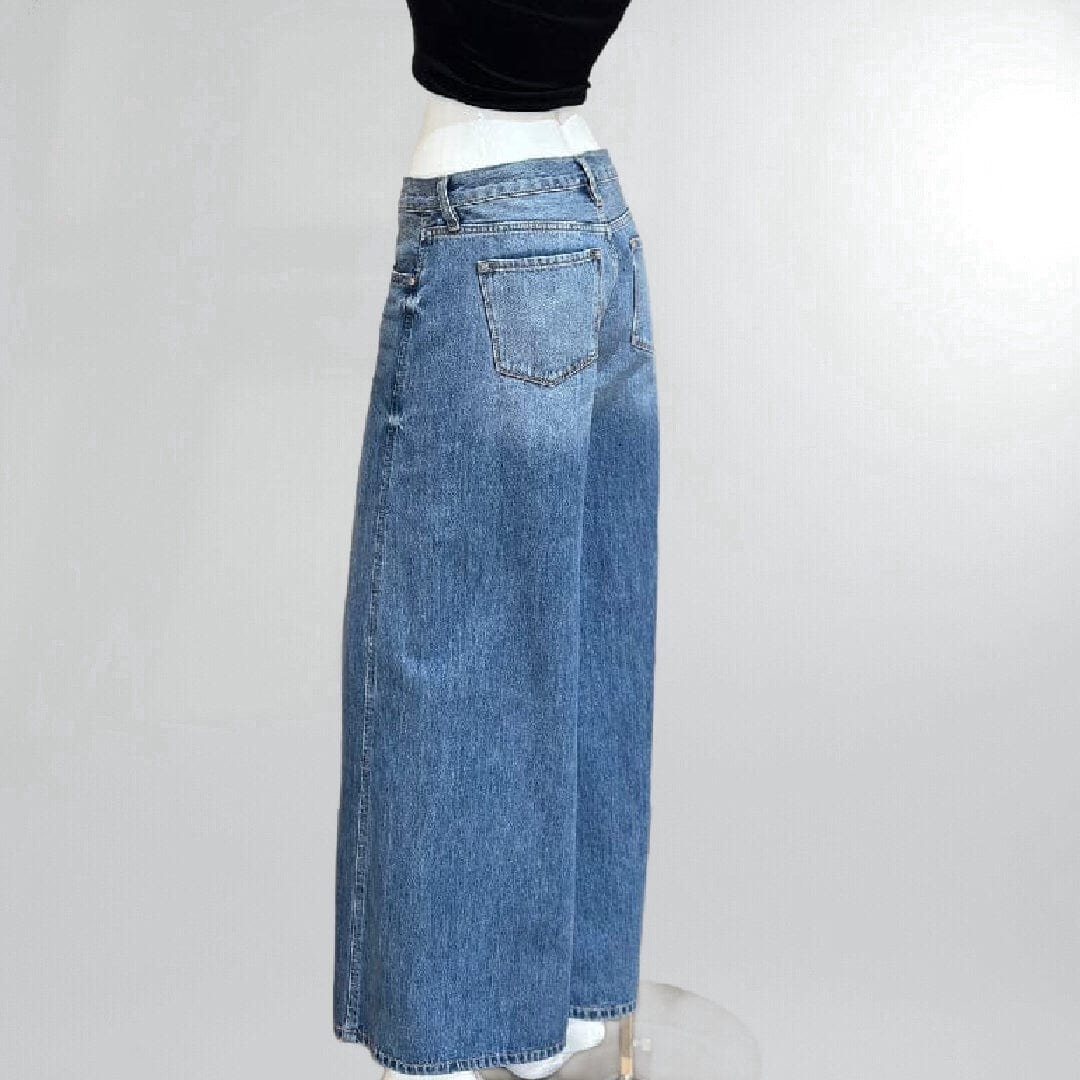 Retro Mid Rise Wide Leg Bell Bottom Jeans Posh Society Boutique Jeans Visit poshsocietyhb