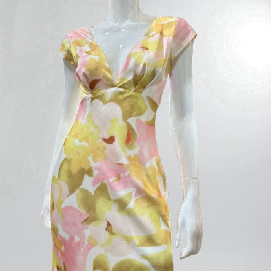 Sexy Floral Watercolor Maxi Sheath Dress Posh Society Boutique Dresses Visit poshsocietyhb
