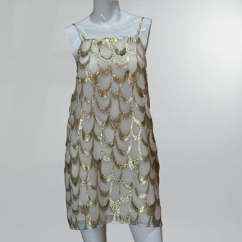 Shimmery Art Deco Silk Shift Mini Dress Posh Society Boutique Dresses Visit poshsocietyhb