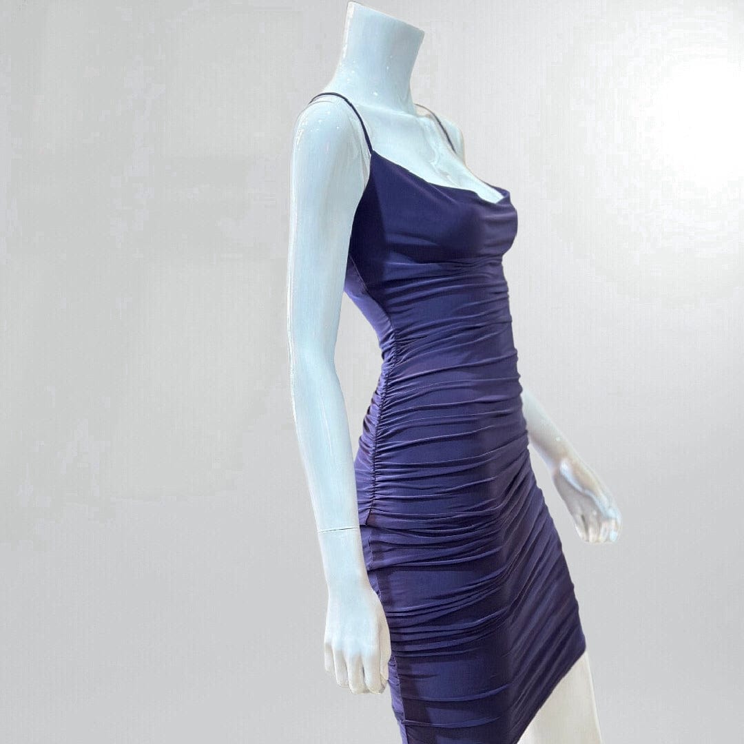 Slinky Body Con Backless Midi Dress Posh Society Boutique Dresses Visit poshsocietyhb