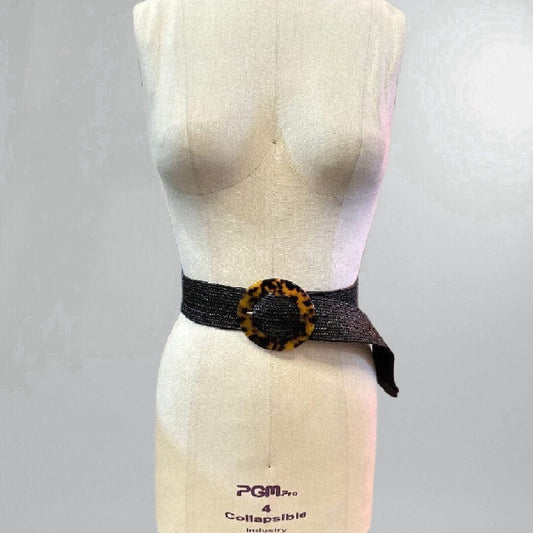 Stretchy Fashion Belt With Leopard Buckle Posh Society Boutique Accessories Visit poshsocietyhb