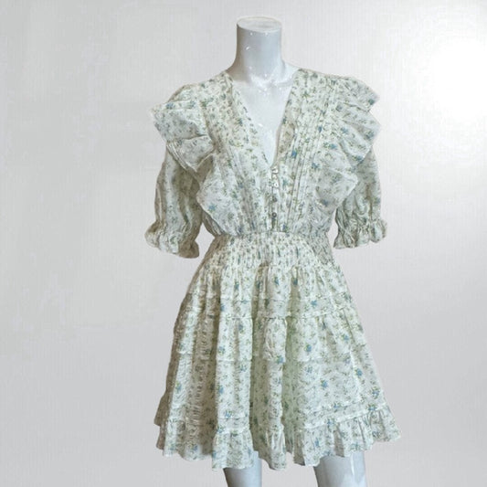 Sweet Belle Cottage Core Fit & Flare Mini Dress Posh Society Boutique Dresses Visit poshsocietyhb