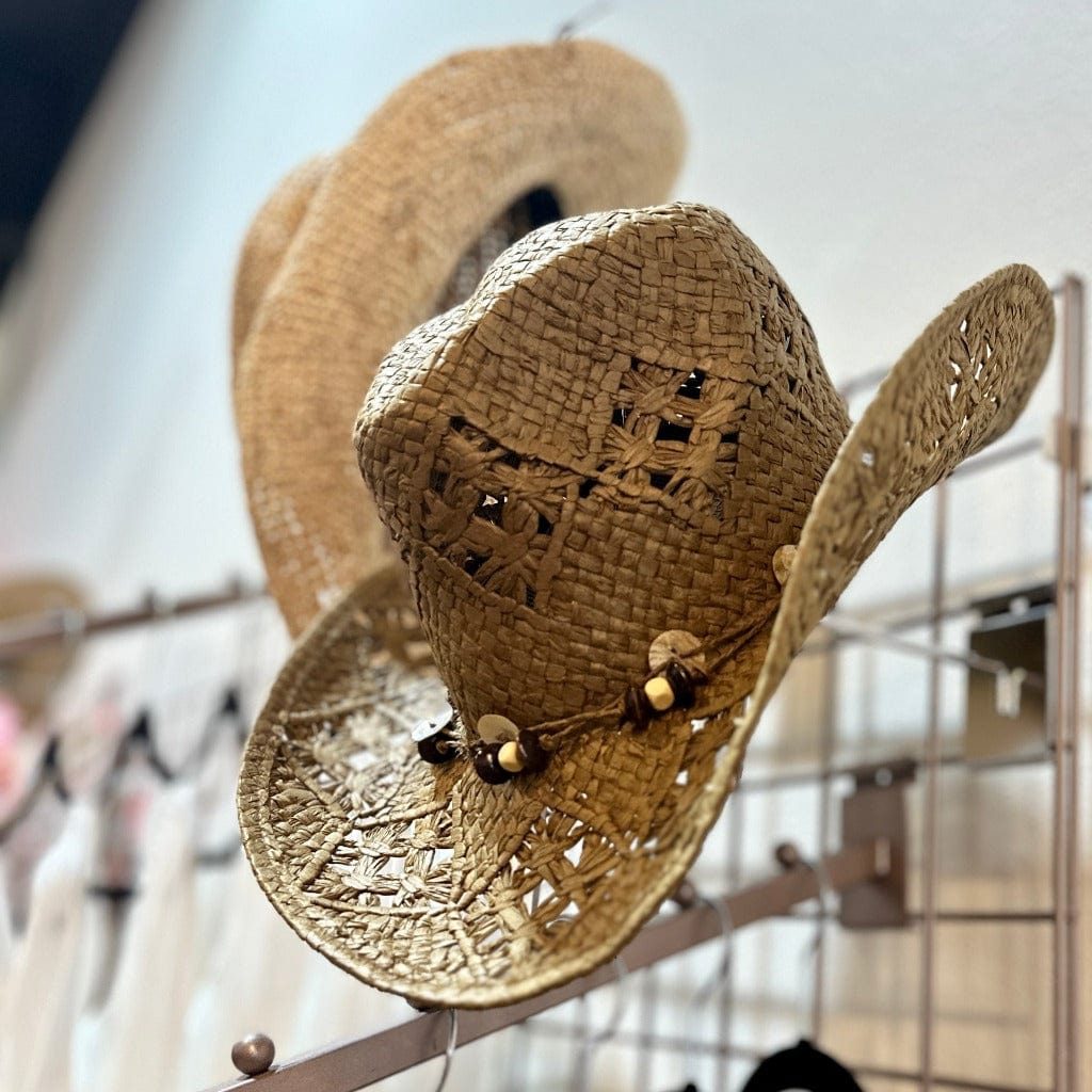 Toyo Straw Cowgirl Hat With Hatband Posh Society Boutique Hats Visit poshsocietyhb