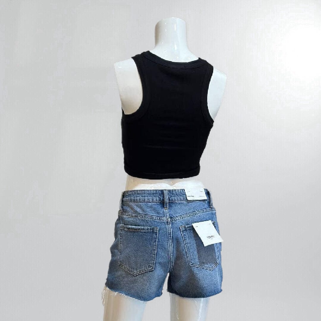 Weekend Ready High Rise Distressed Cut Off Denim Shorts Posh Society Boutique Shorts Visit poshsocietyhb