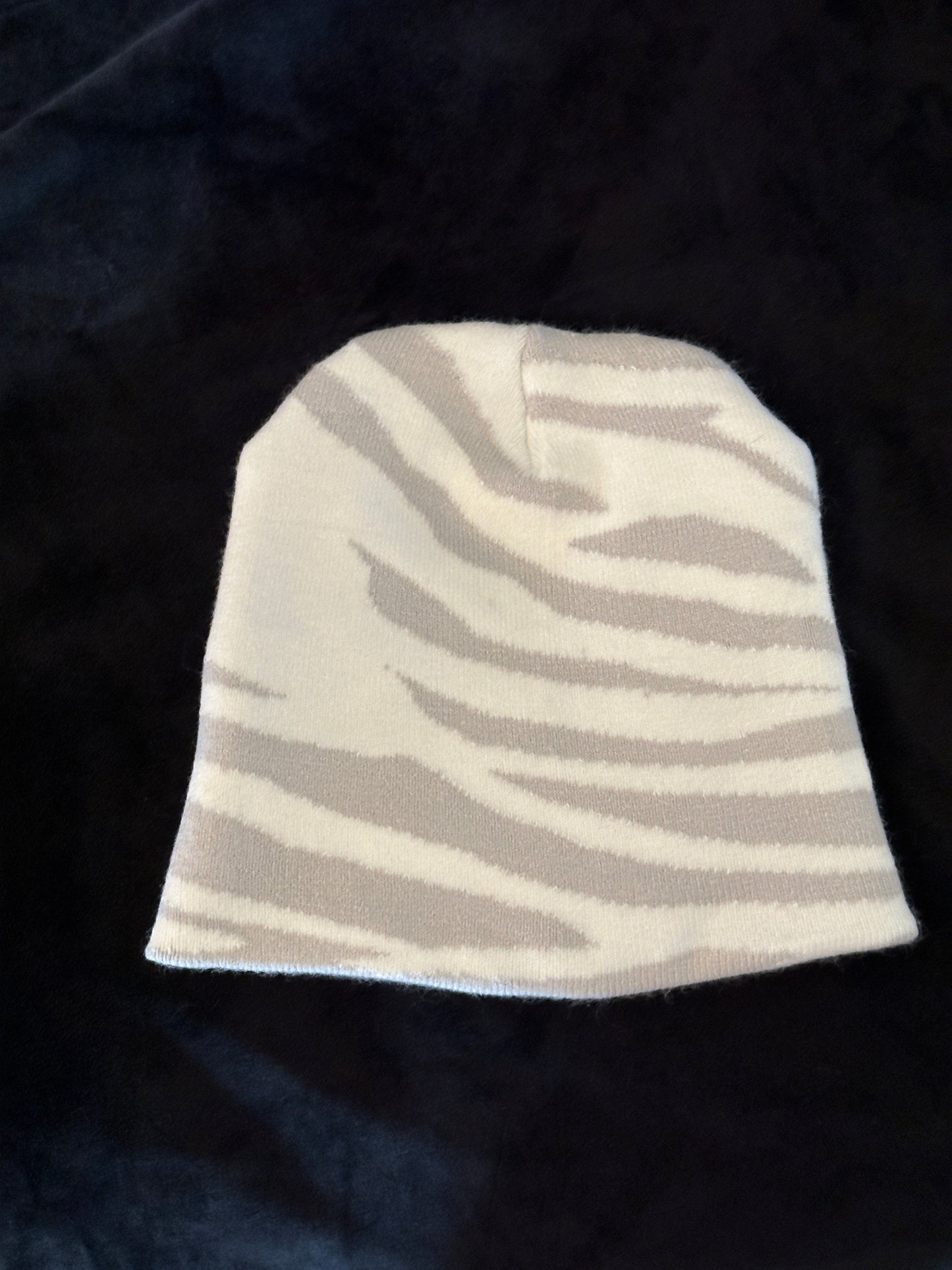Zebra Beanie Posh Society Boutique Hats Visit poshsocietyhb